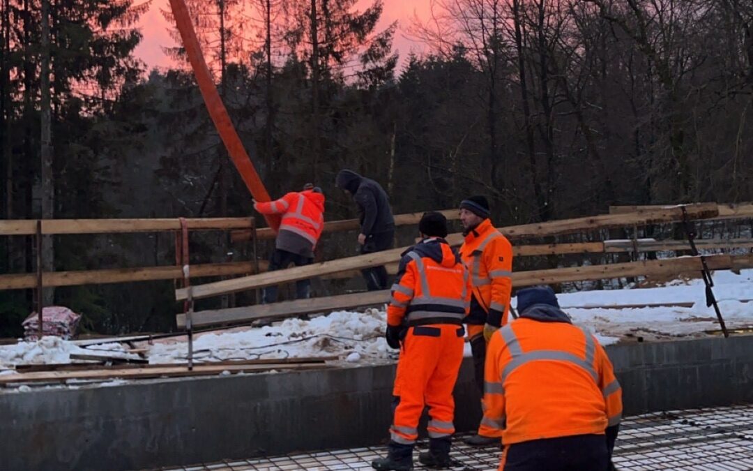 Støbning i snevejr